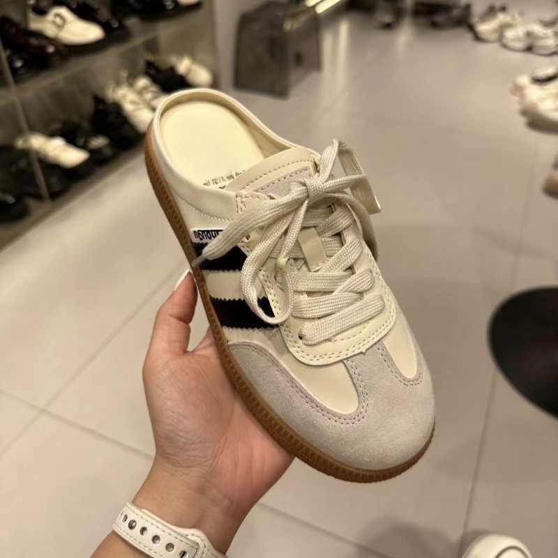 Slip On Mule Flat - Women Mules Shoes Sports Round Toe