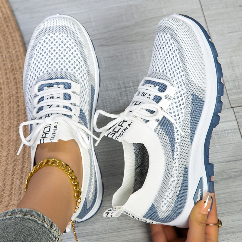 Women Shoes Running - Women's Shoes Fashion Casual Mesh Sneakers