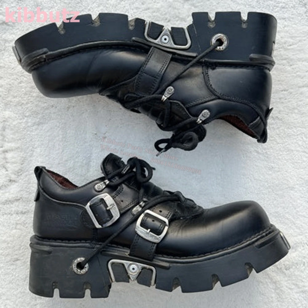 Women Shoes Sneakers - Punk Sneakers Platform Rock Gothic Dark