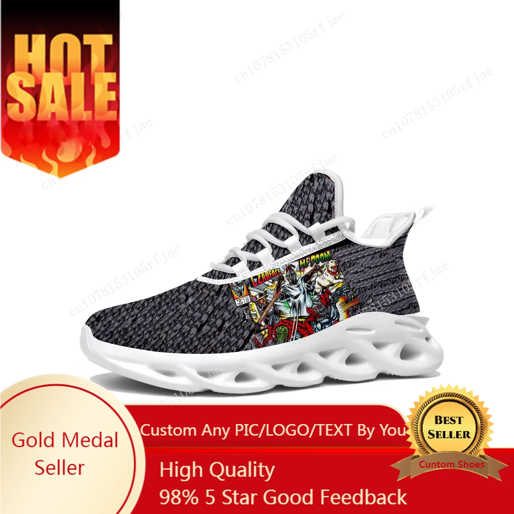 Women Shoes Running - MF Doom Flats Sneakers Mens Womens