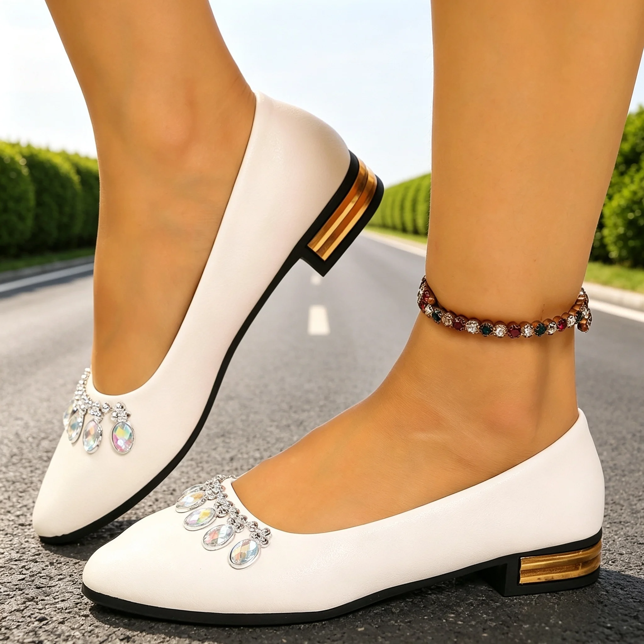 Women'S Shoes - Women Flats Pointed Toe Ballet Shoes