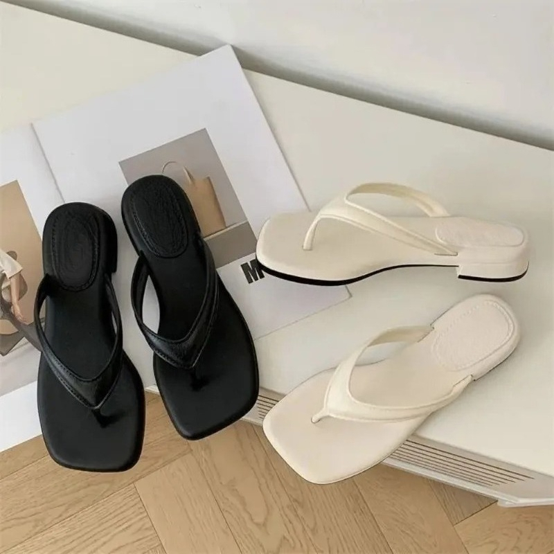Women Solid Square Toe Flip Fl - đánh giá và giá Square Toe Mule