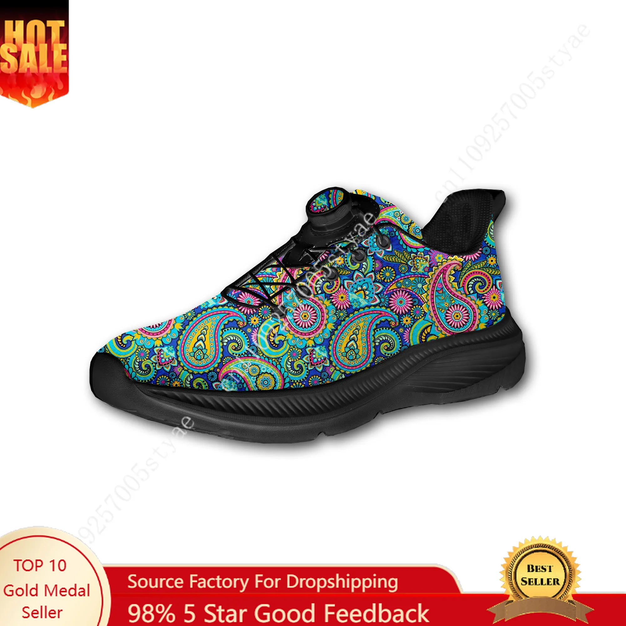 Bohemian Mandala Floral Print  - đánh giá và giá Women Shoes Sneakers