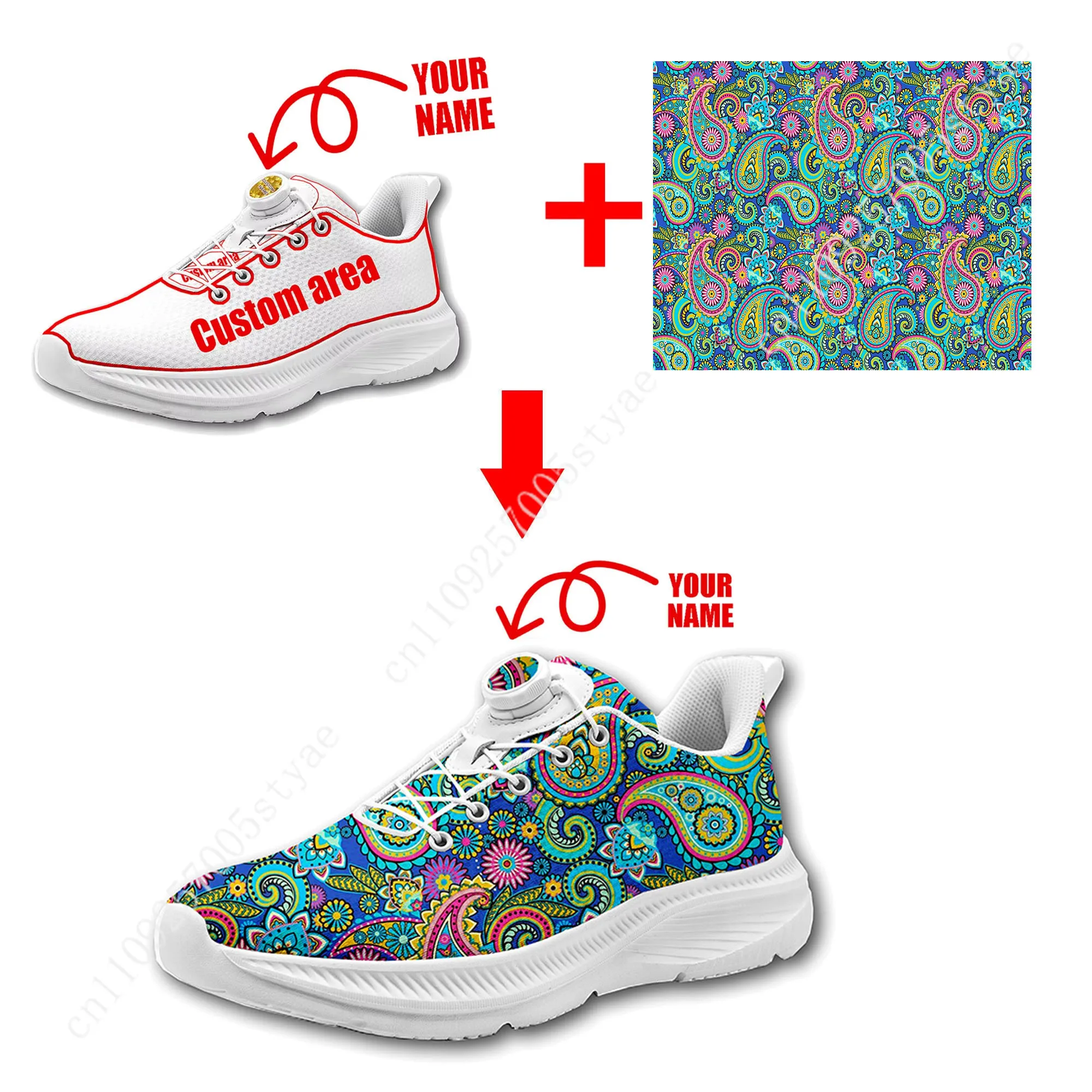 Bohemian Mandala Floral Print  - đánh giá và giá Women Shoes Sneakers