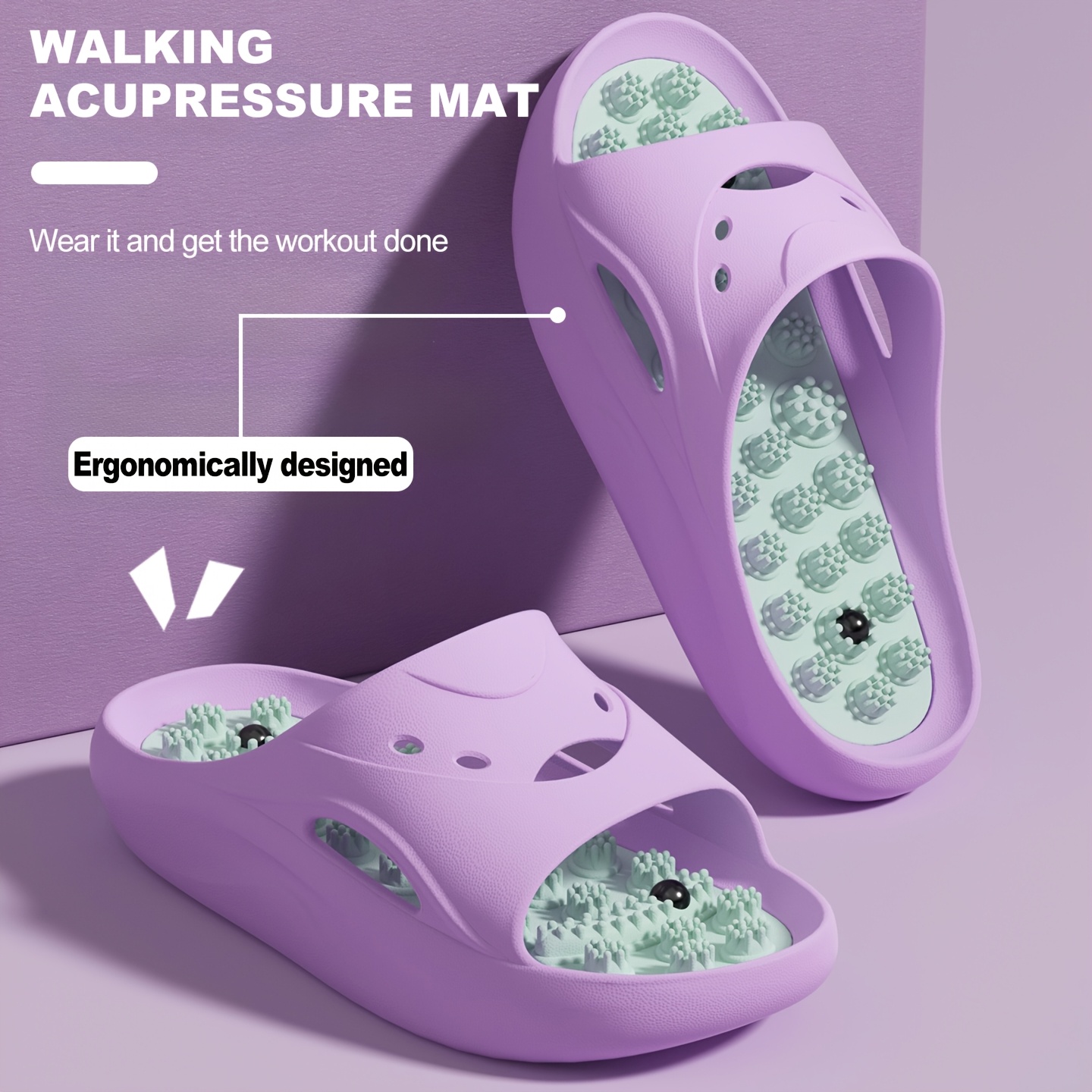 Women Men EVA Massage Slippers - đánh giá và giá Mule Slip On
