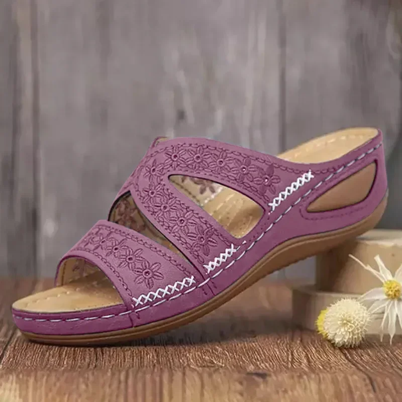 2024 Summer Women Wedge Sandal - đánh giá và giá Women Shoes Black