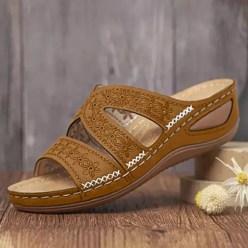 2024 Summer Women Wedge Sandal - đánh giá và giá Women Shoes Black