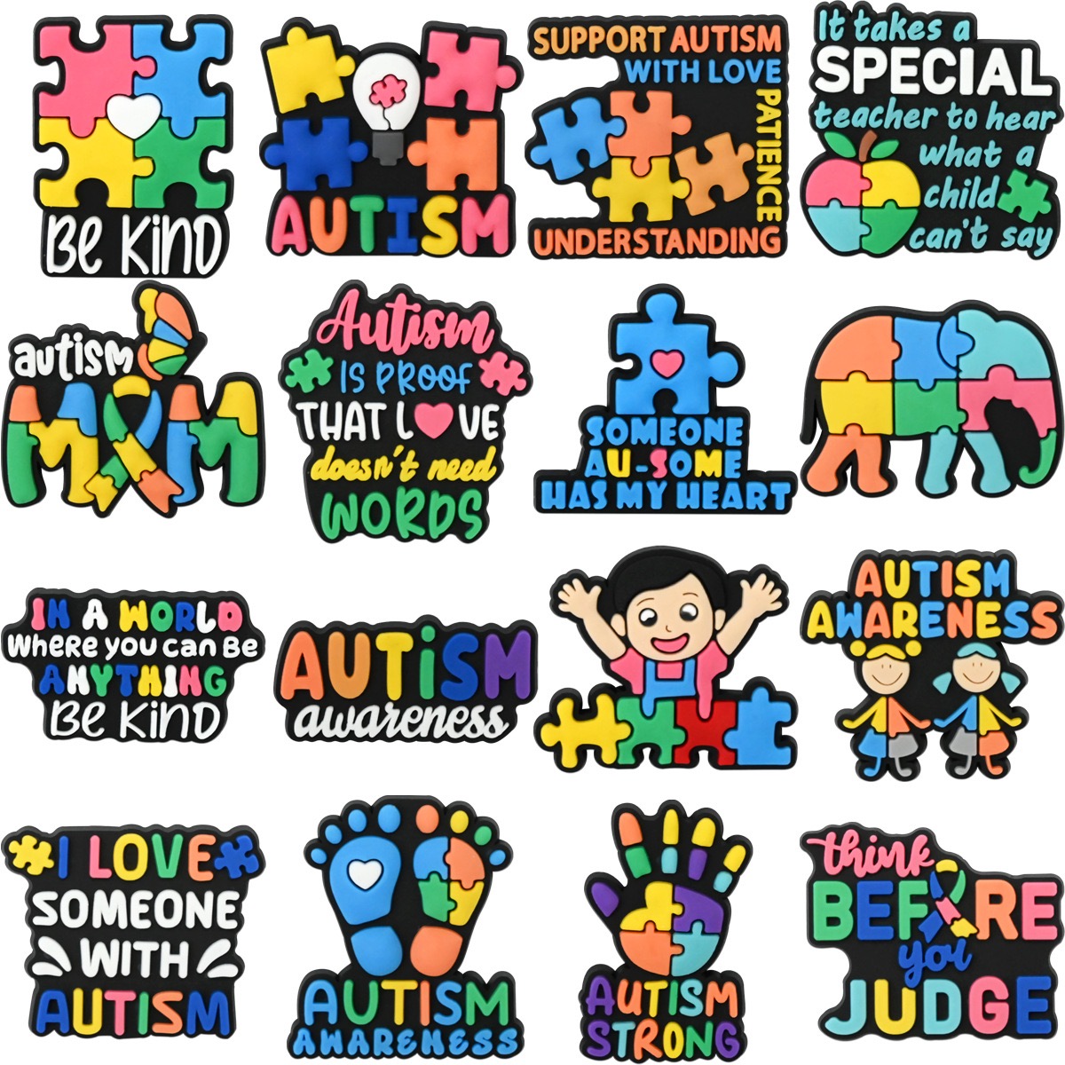 16-100pcs Be Kind Autism Shoe  - đánh giá và giá Women Shoes Kinds