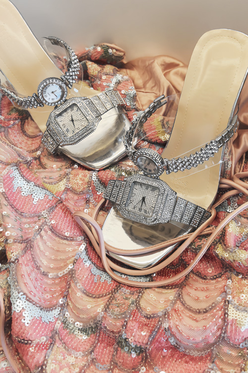 Original design Crystal watch  - đánh giá và giá Clear Strap Heel
