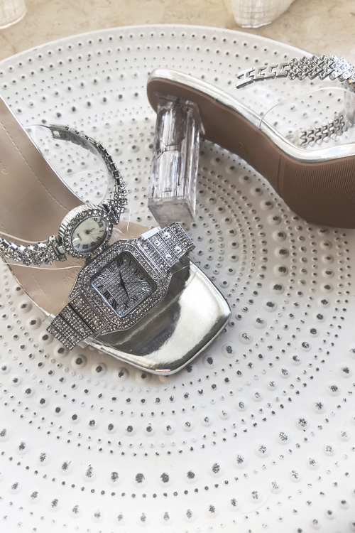 Original design Crystal watch  - đánh giá và giá Clear Strap Heel