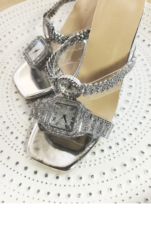 Original design Crystal watch  - đánh giá và giá Clear Strap Heel