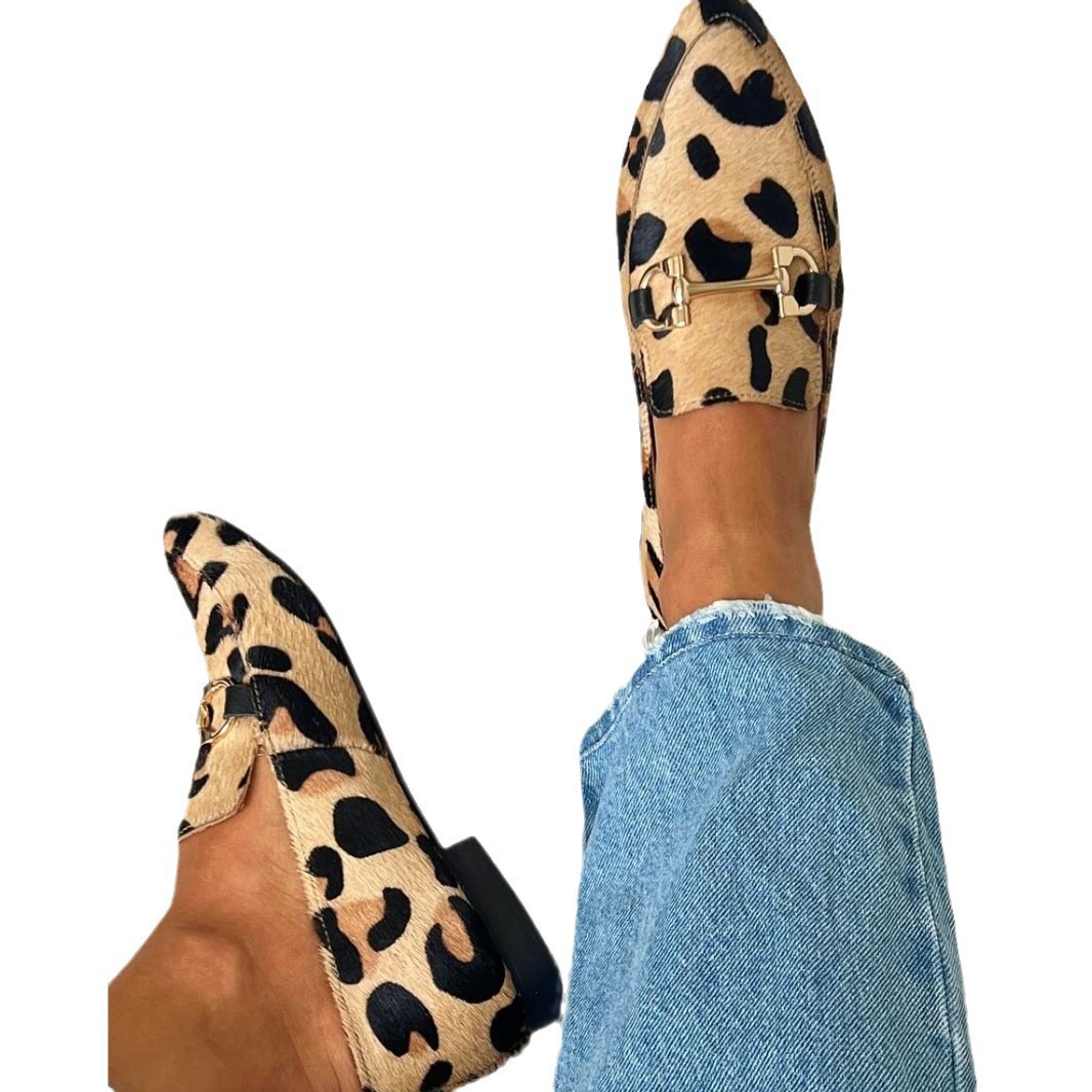 Large Size 40-43 Leopard Print - đánh giá và giá Mule Slip On