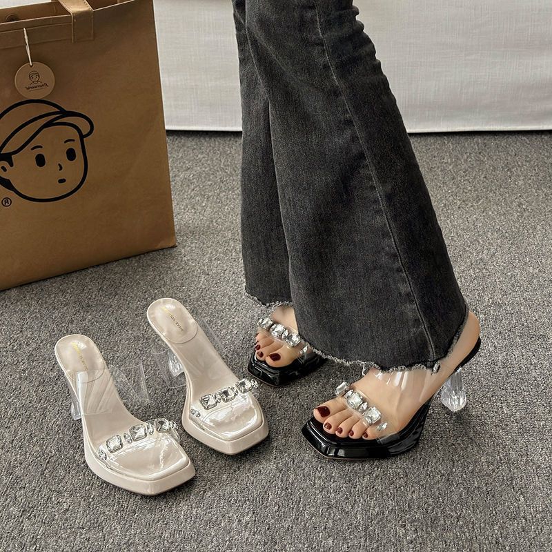 Women One Strap Sandals Summer - đánh giá và giá Clear Strap Heel