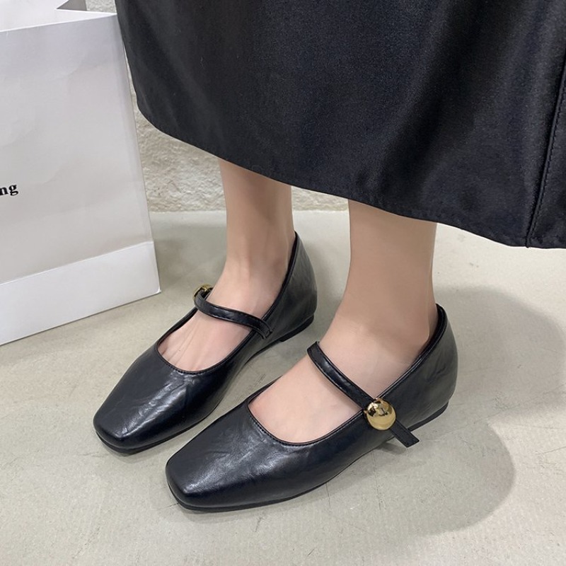 Ultra-Soft Leather Black Flats - đánh giá và giá Women Shoes Black