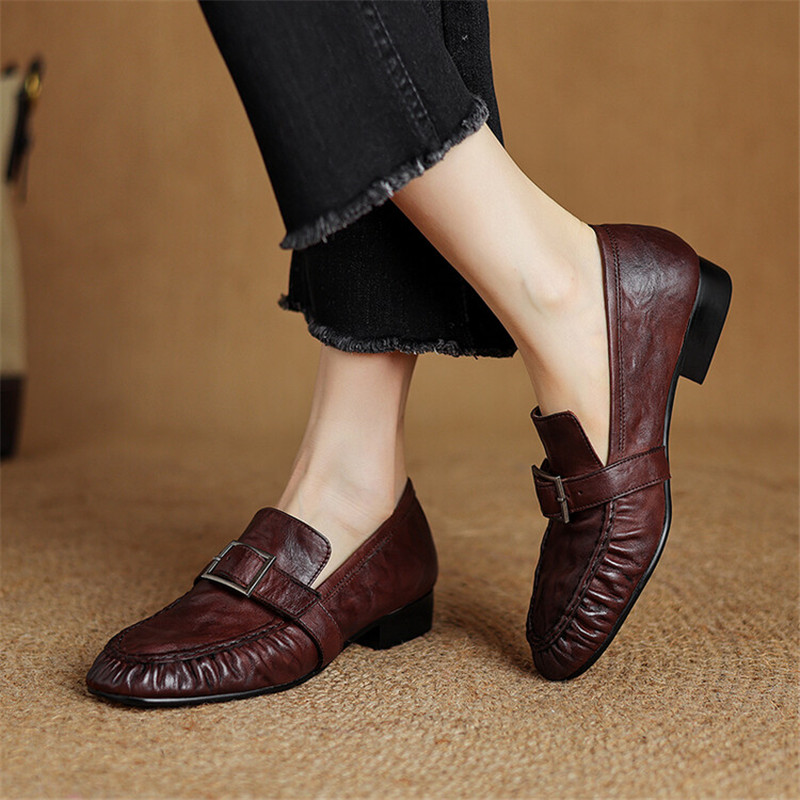 New Autumn Genuine Leather Wom - đánh giá và giá Shoes Women Pumps