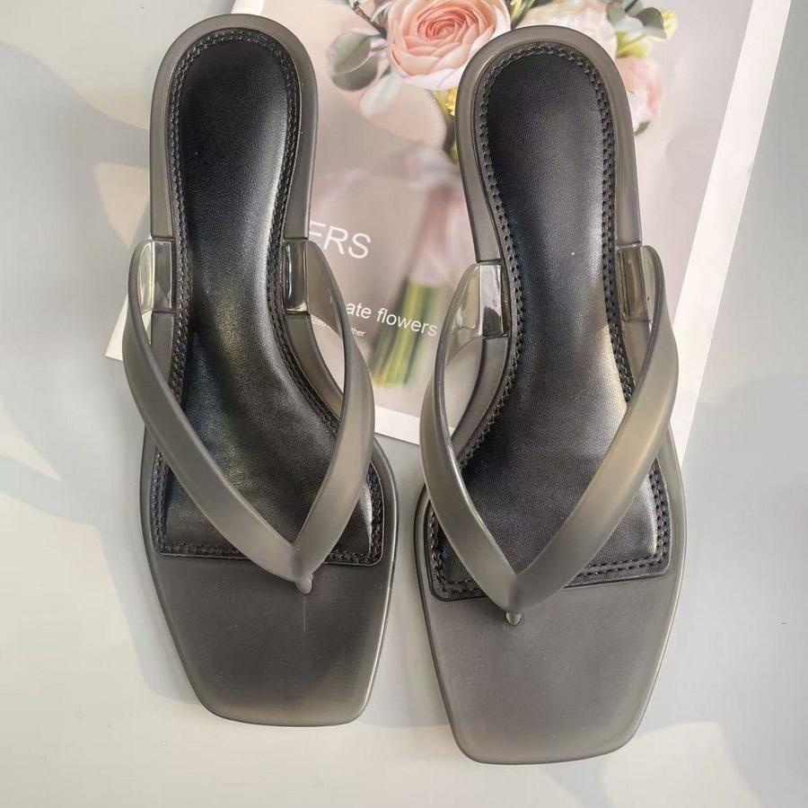 Korean Muted Tone Olive Green  - đánh giá và giá Square Toe Mule