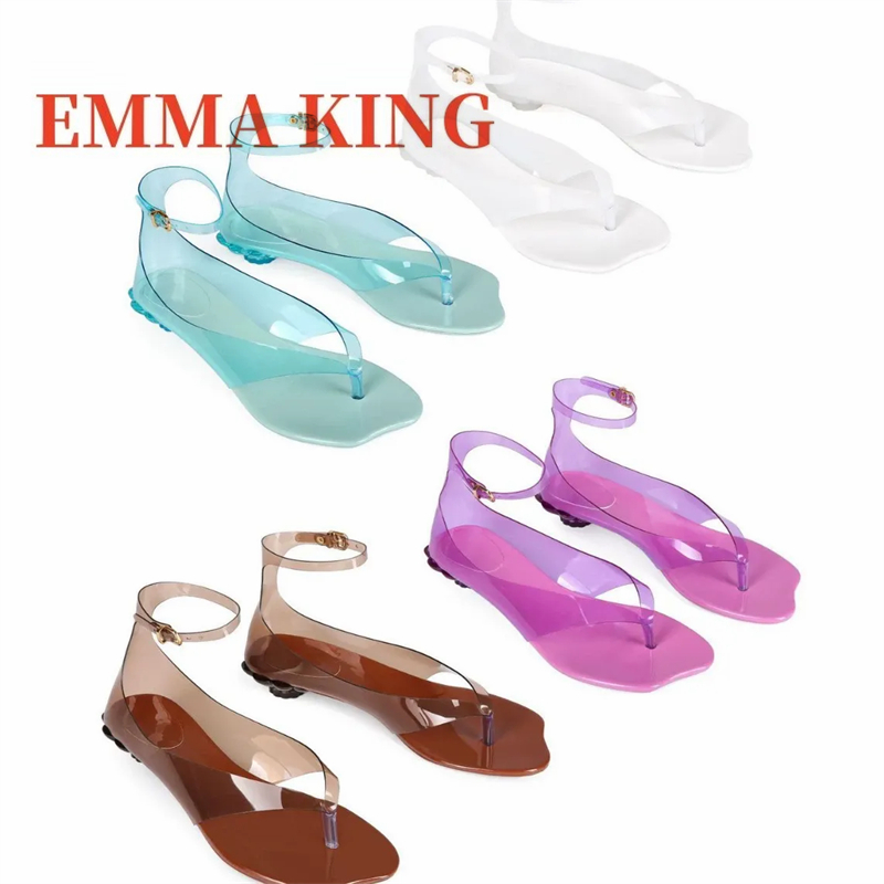 Women's Thong Jelly Sandals,20 - đánh giá và giá Clear Strap Heel