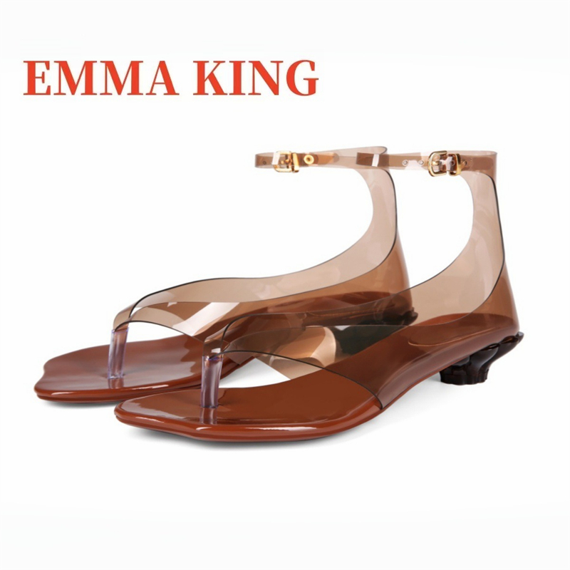 Women's Thong Jelly Sandals,20 - đánh giá và giá Clear Strap Heel
