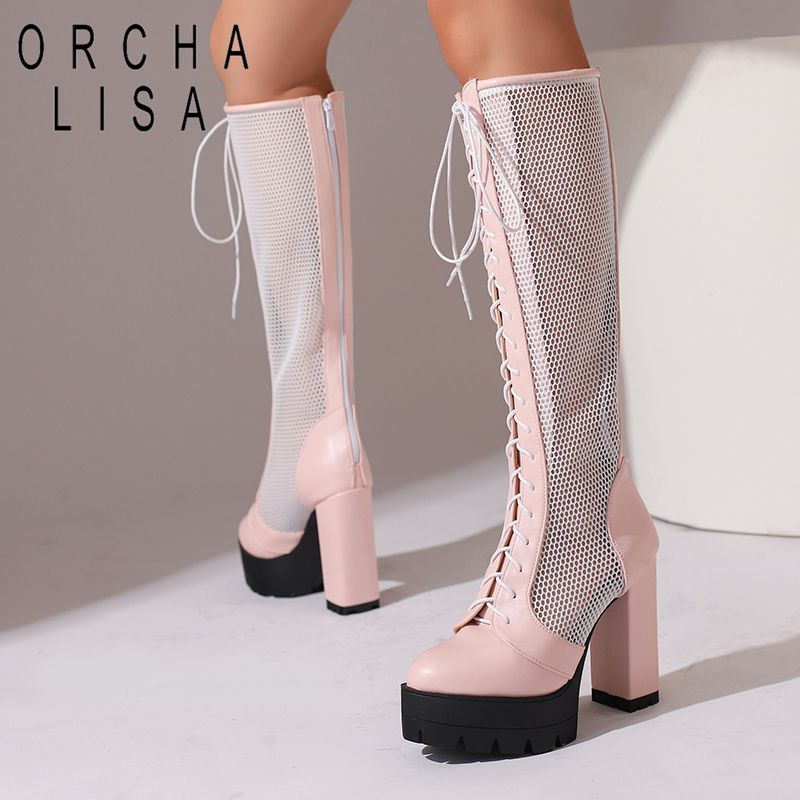 ORCHA LISA Sexy Women's Knee H - đánh giá và giá High Knee Heel Boots