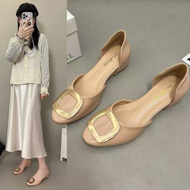 Fashion Square Buckle Hollow F - đánh giá và giá Women Shoes Sandals