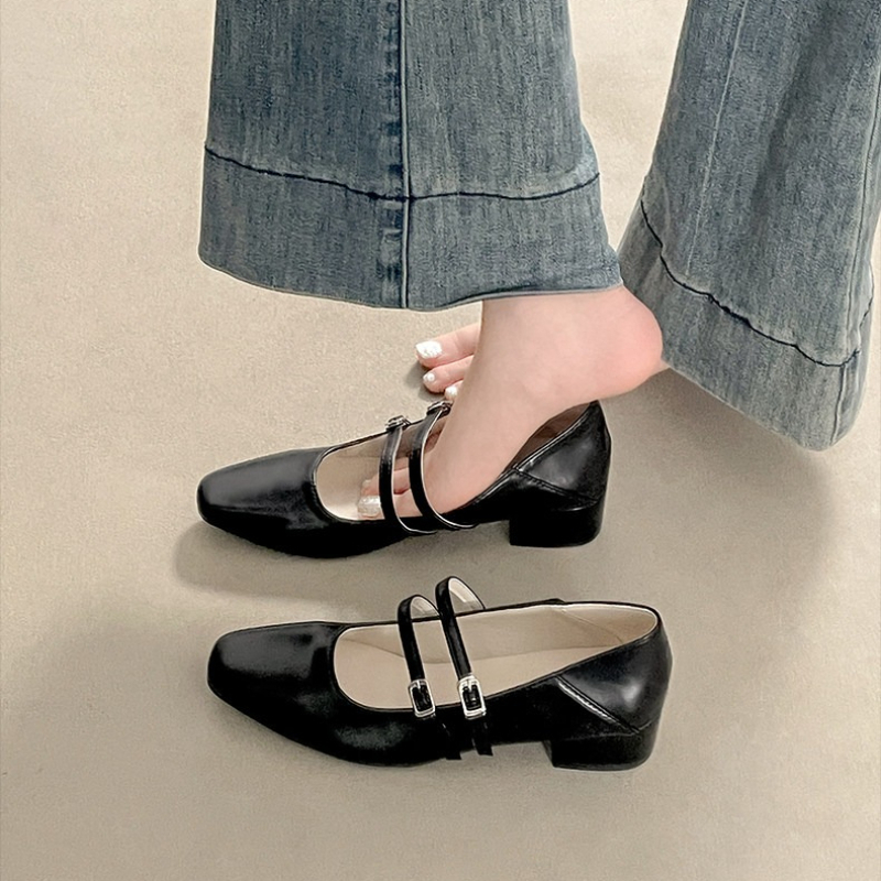 Square Toe Low Heel Women Silv - đánh giá và giá Shoes Women Pumps