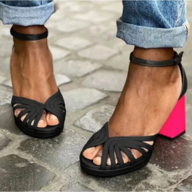 2026 New Summer Sandals Women' - đánh giá và giá Square Toe Mule