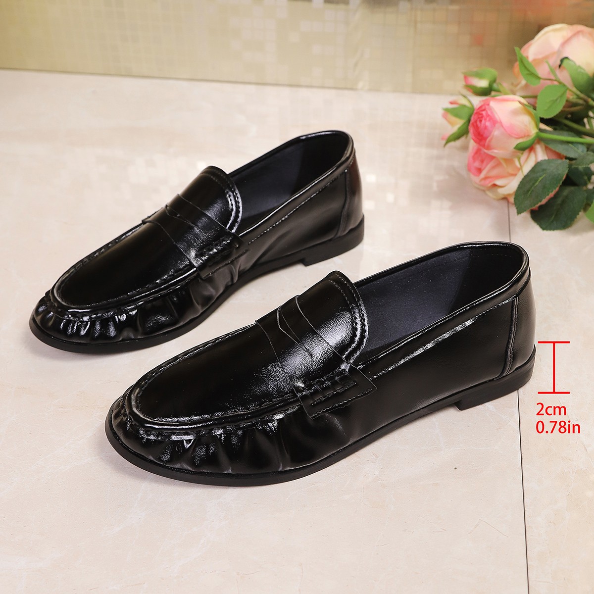 2026 Summer British Style Blac - đánh giá và giá Women Shoes Black